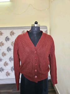 Maroon Cardigan