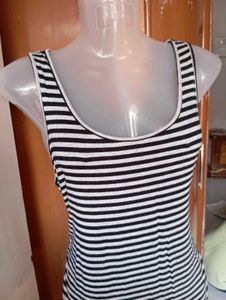 Striped Bodycon Midi Dress