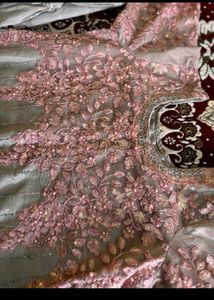 Pink &amp; Silver Embroidered Pakistani Suit