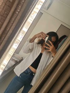 Black And White Combo Shirt