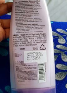 Loreal Hyaluronic Conditioner