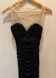 Elegant Black Imported Party Dress