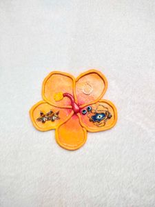 Hibiscus Clay Jewelry Tray