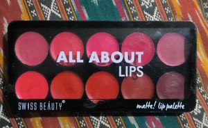 Swiss Beauty All About Lips Palette 🎨