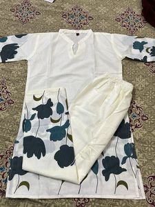 Elegant Floral Kurta Set