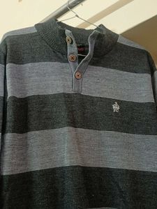 Striped Grey Sweater