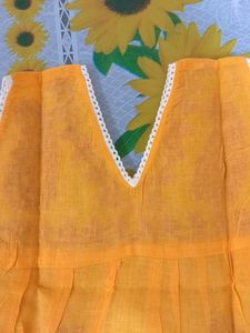 Pure Cotton 3-6 Months Baby Girl Petticoat
