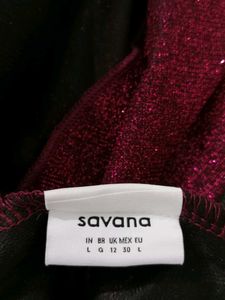 Burgundy Velvet Mini Dress