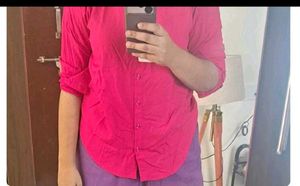 Pink Casual Shirt