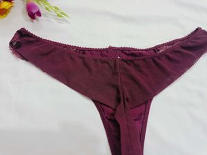 🔥💫Hot Look Maroon Lace Thong