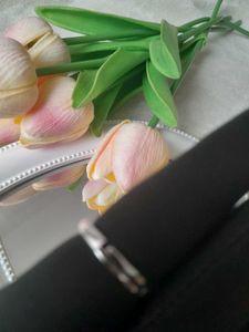 AD Heart Ring ajustable (Anti Tarnish)