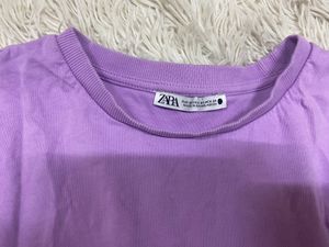 Lilac Crop Top