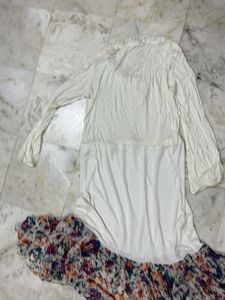 Simply Beautiful Off White Zara Dress