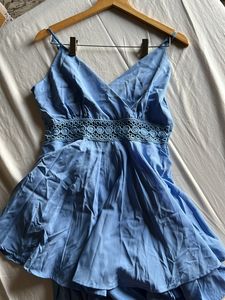 Vacation Wear Blue Playsuit