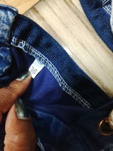 Denim Western Girls Dress