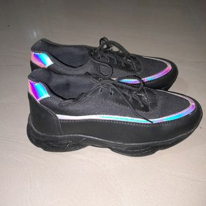 Black Shoes For Akhila
