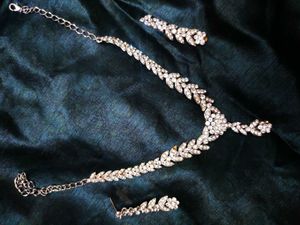 silver necklace