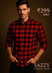 Red & Black Checkered Shirt