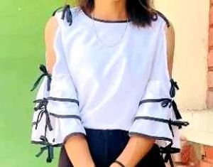 Chic White Cold Shoulder Top