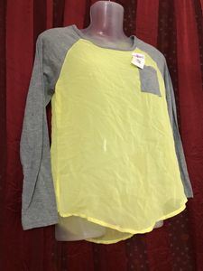 Heart~n~Crush Yellow Long Sleeve Top