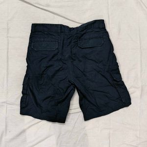 Navy Blue Cargo Shorts