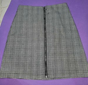 Checked Mini Skirt