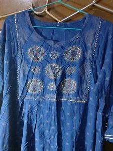 A Line Kurti With Pant