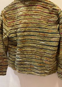 Unique Striped Texture Jacket