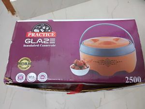 Practice Glaze Insulated Casserole 2500