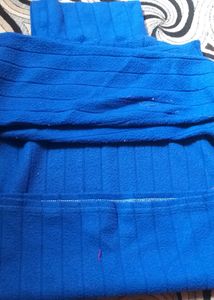Blue High Neck