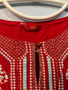 Red  Kurta from W