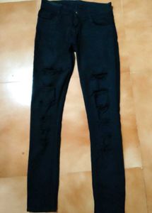 Ripped Black Jeans