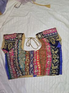 Embroidered Ethnic Blouse Heavy