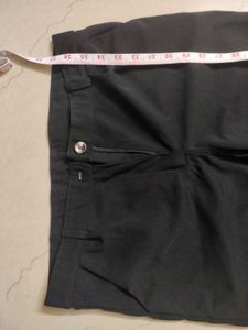 Straight Fit Black Trouser