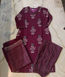 Kurta With Pant N Dupatta