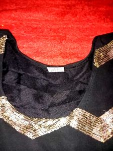 For Girls Black Frohk Dress