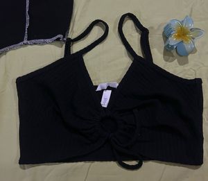 Combo Of Two Black Tank Top 🖤📞