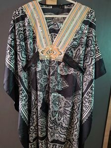 Classy Black N White Kaftan