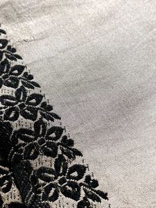 Elegant kakki Embroidered Saree