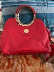 Red shoulder Bag
