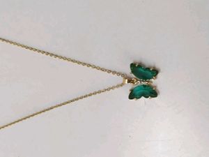 Aesthetic Emerald Gemstone Locket / Necklace -