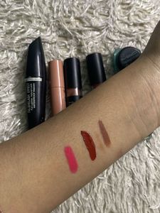 Mascara, Lipsticks Matte ,eye Shimmer And Glitters