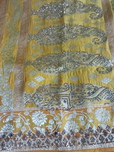 Elegant Yellow Saree