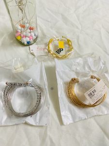 Trendy Layered Gold And Sliver Bracelet