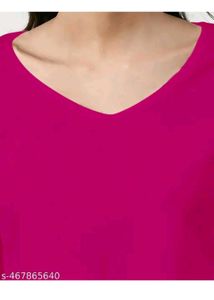 Pink Long Sleeve Crop Top