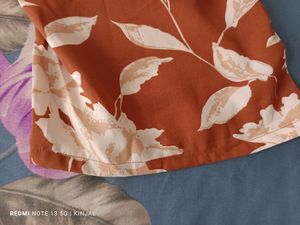 Relaxed Floral Print Women Trouser