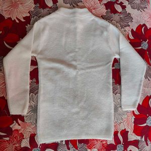 White Knit Turtleneck