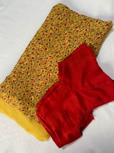 Floral Print Saree