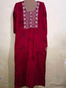 Red Kurta