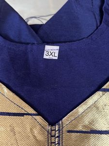 Navy Blue Silk Blend Pants Kurta With Dupptta